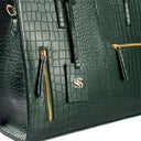 EMERALD ELEGANCE AMIRA TOTE BAG FOR 16' LAPTOPS STROKES GALLERY