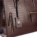 MAHOGANY MYSTIQUE AMIRA TOTE BAG FOR 16' LAPTOPS STROKES GALLERY