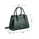 EMERALD ELEGANCE POISE HANDBAG STROKES GALLERY