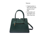 EMERALD ELEGANCE POISE HANDBAG STROKES GALLERY
