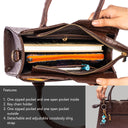 MAHOGANY MYSTIQUE POISE HANDBAG STROKES GALLERY