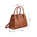 MOCHA ELEGANCE POISE HANDBAG STROKES GALLERY