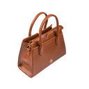 MOCHA ELEGANCE POISE HANDBAG STROKES GALLERY