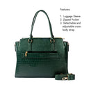 EMERALD ELEGANCE GRANDE TOTE BAG FOR 17' LAPTOPS STROKES GALLERY
