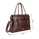 MAHOGANY MYSTIQUE GRANDE TOTE BAG FOR 17' LAPTOPS STROKES GALLERY