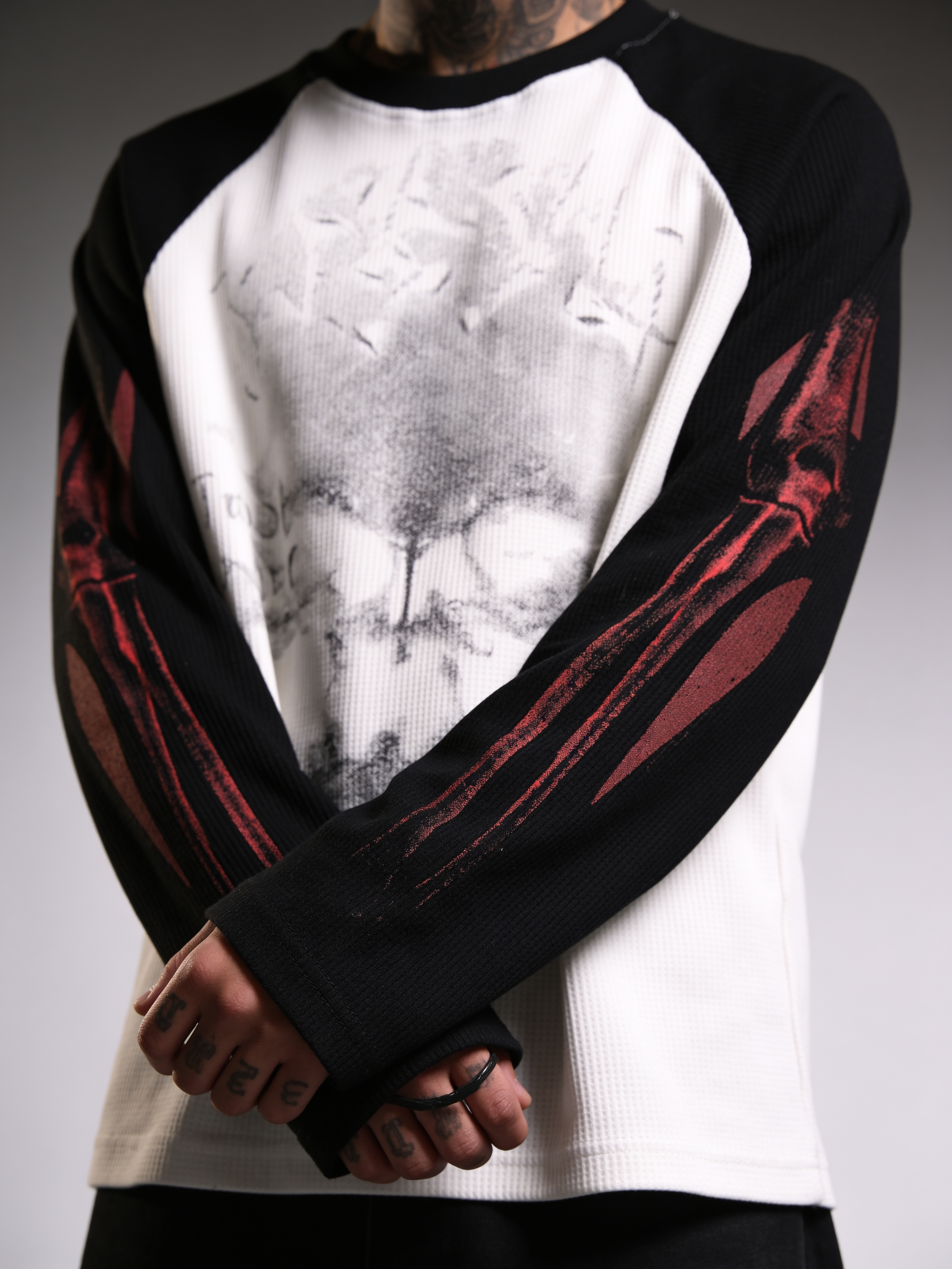 SAINT & SINNERS RAGLAN WAFFLE-thumbmail-2