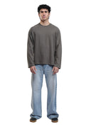 RAGLAN CROPPED TEE - GREY DRIP STUDIOS