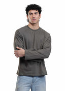 RAGLAN CROPPED TEE - GREY DRIP STUDIOS