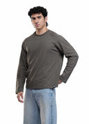 RAGLAN CROPPED TEE - GREY DRIP STUDIOS