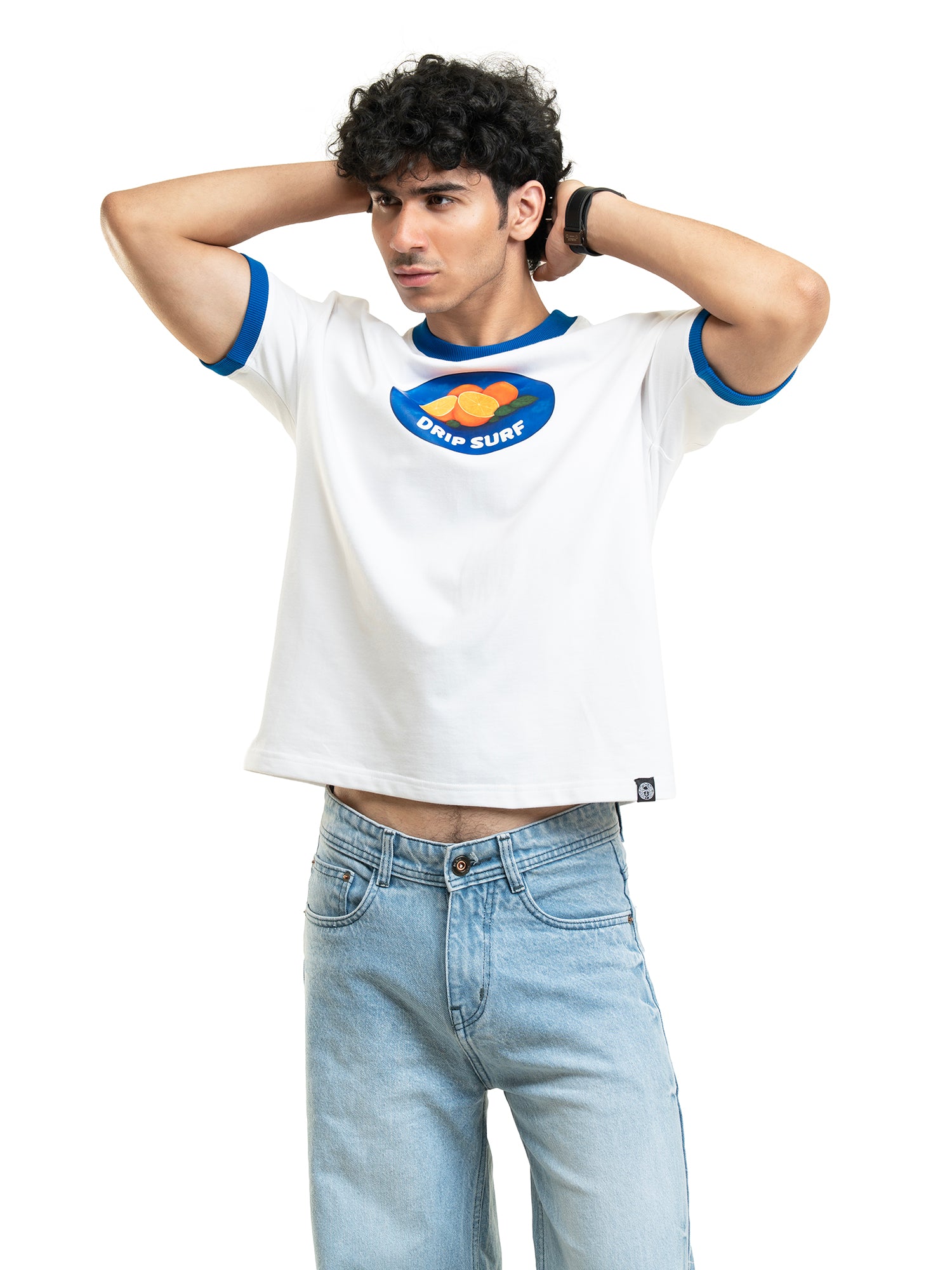 REGULAR CROPPED TEE - DRIP SURF