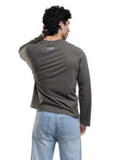 RAGLAN CROPPED TEE - GREY DRIP STUDIOS