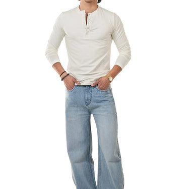 HENLEY - OFF WHITE