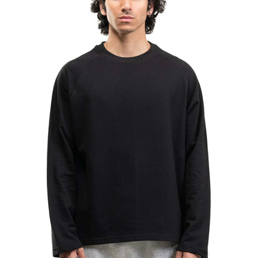 RAGLAN CROPPED TEE - BLACK