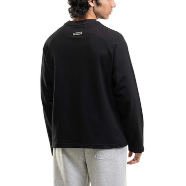 RAGLAN CROPPED TEE - BLACK