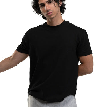 REGULAR CROPPED TEE - BLACK