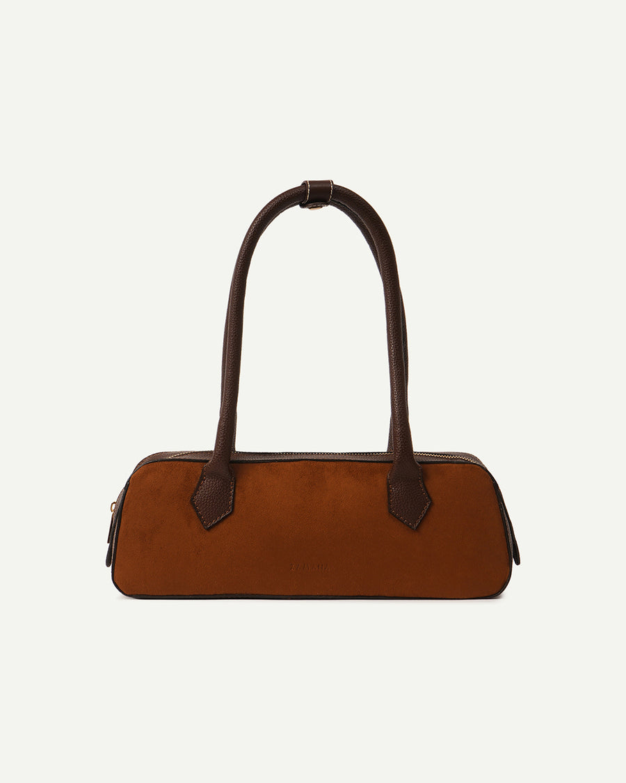 THE BAGUETTE - SUEDE BROWN