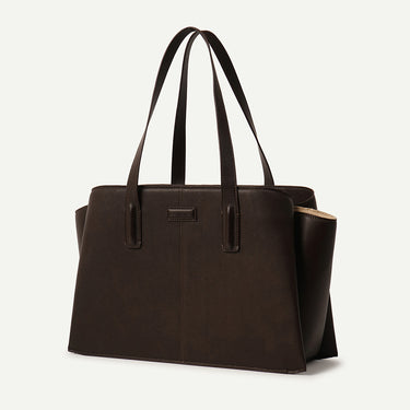 SHE MEANS BUSINESS - DARK BROWN
