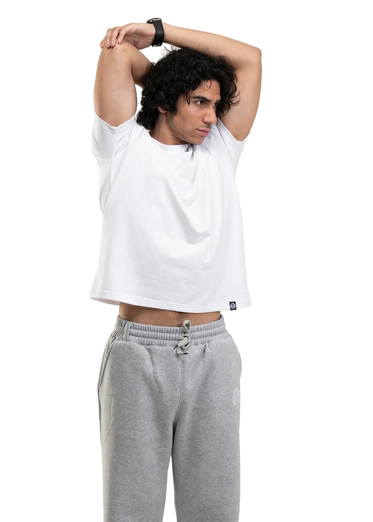 REGULAR CROPPED TEE - WHITE