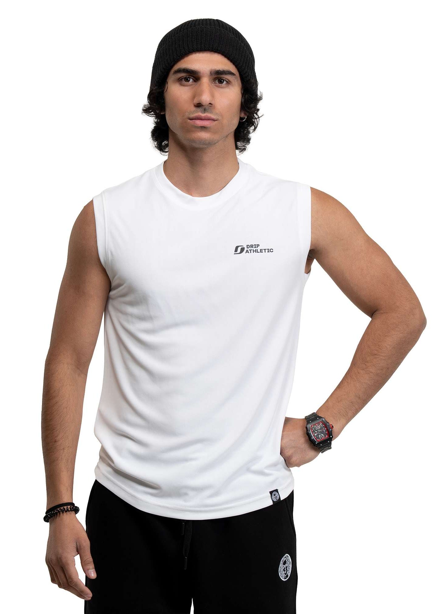 WHITE DRY-FIT VEST