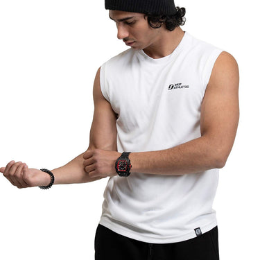 WHITE DRY-FIT VEST