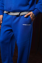 COBALT BLUE STRAIGHT LEG SWEATPANTS