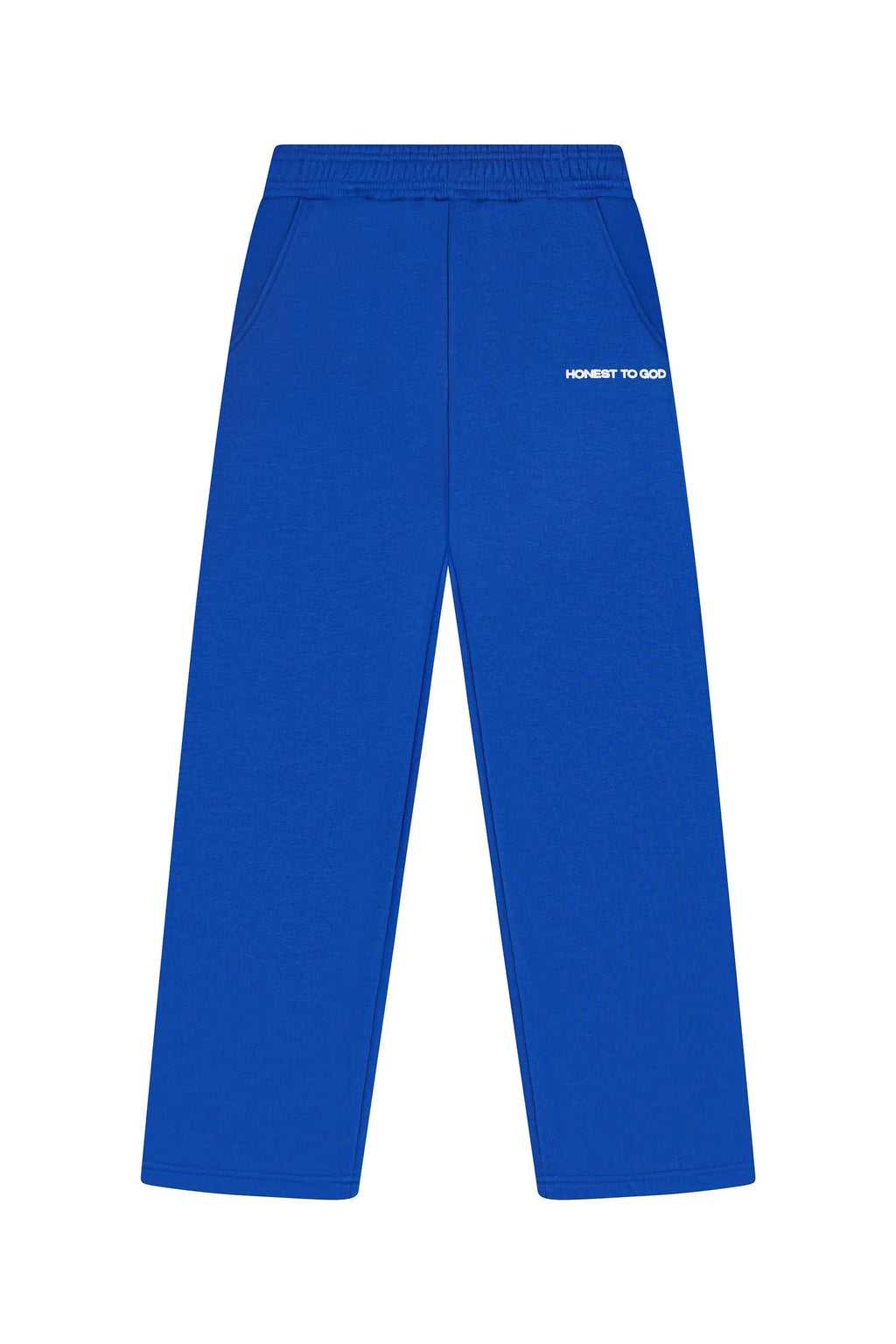 COBALT BLUE STRAIGHT LEG SWEATPANTS