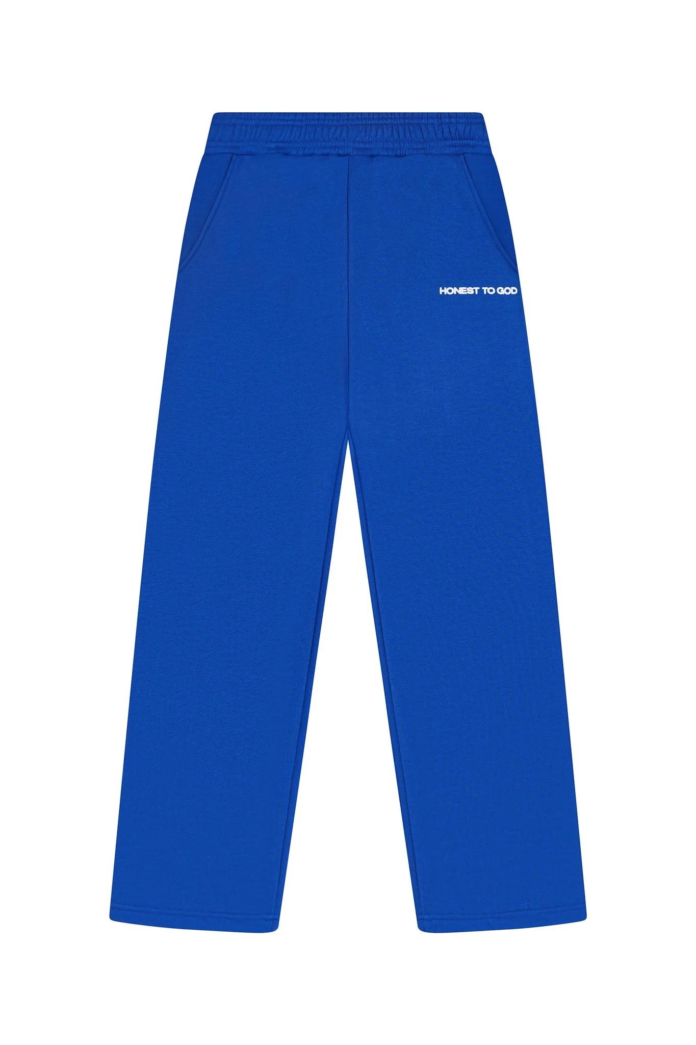 COBALT BLUE STRAIGHT LEG SWEATPANTS