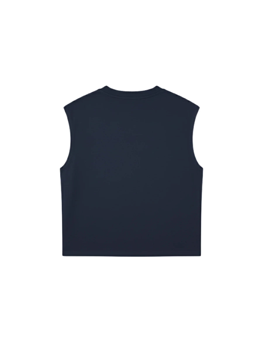 BASIC VEST IN BLUE
