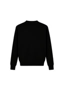 BASIC SWEATSHIRT IN BLACK TRICI