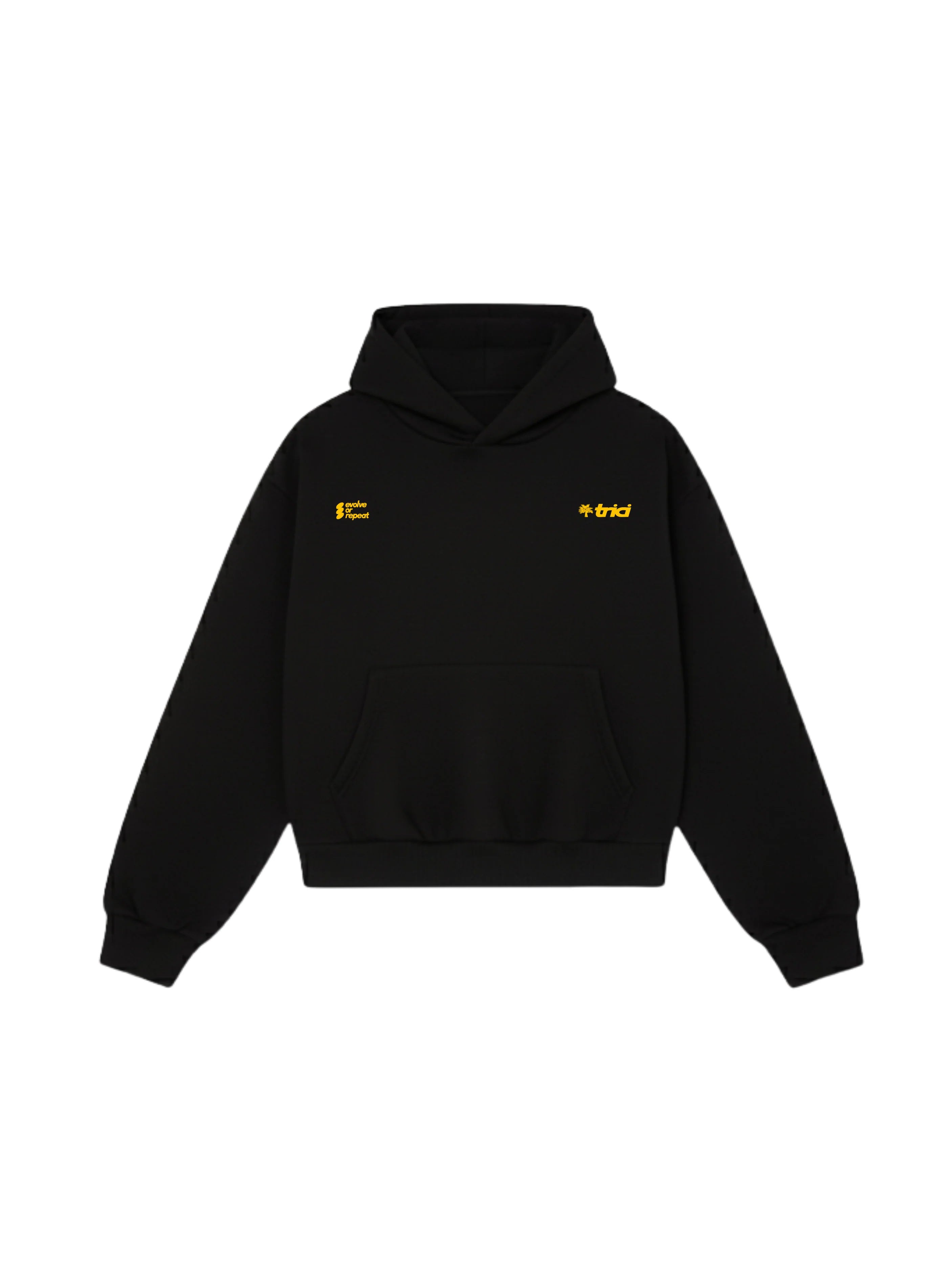 TREES AND PALMS HOODIE - BLACK