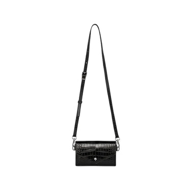 PALM CROSSBODY CROC LEATHER BAG