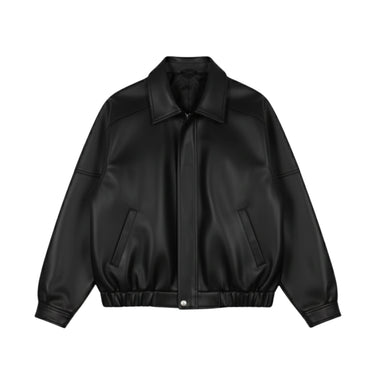 LEATHER JACKET - MATTE BLACK