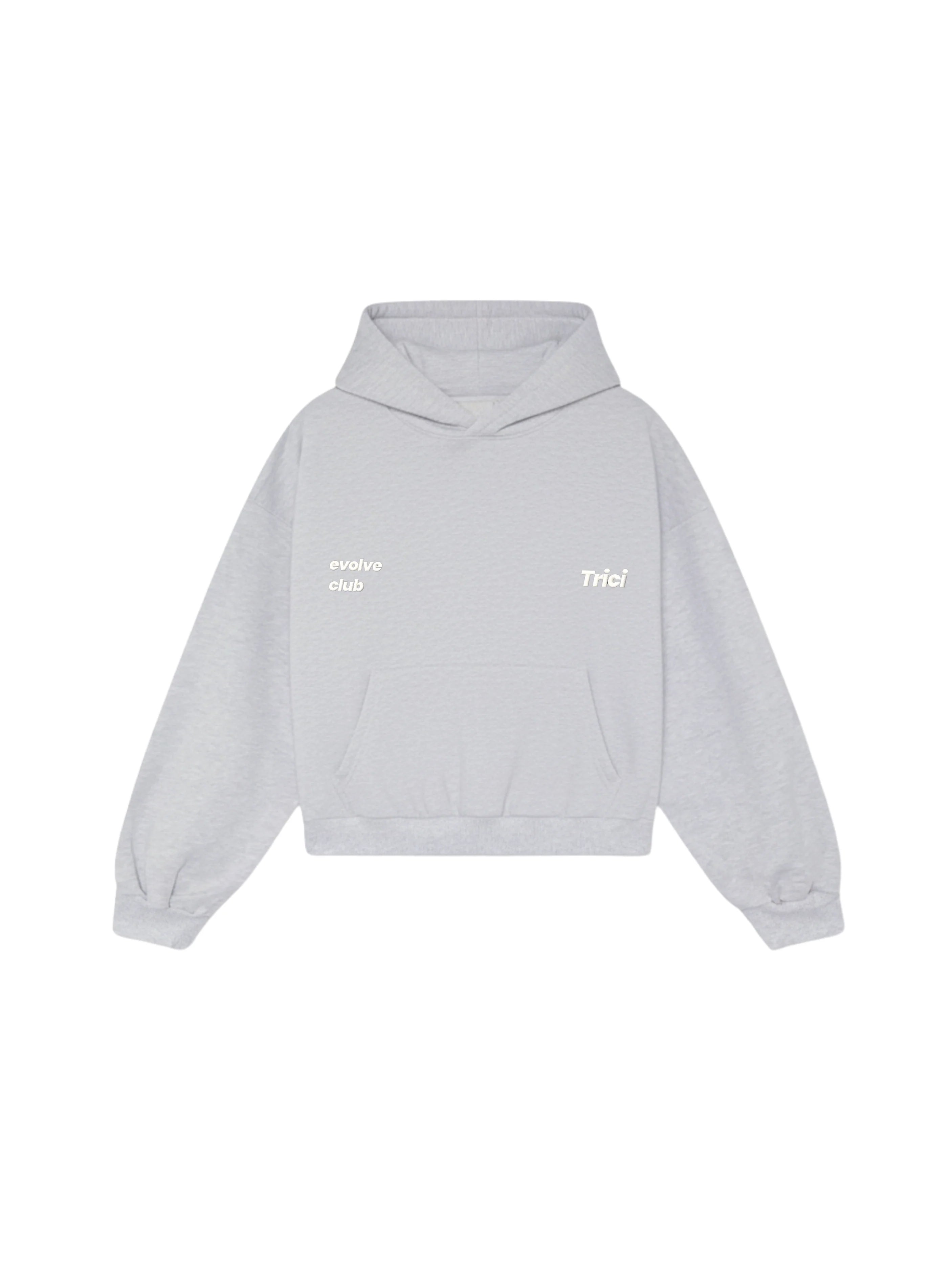 EVOLVE CLUB - MELANGE GREY HOODIE