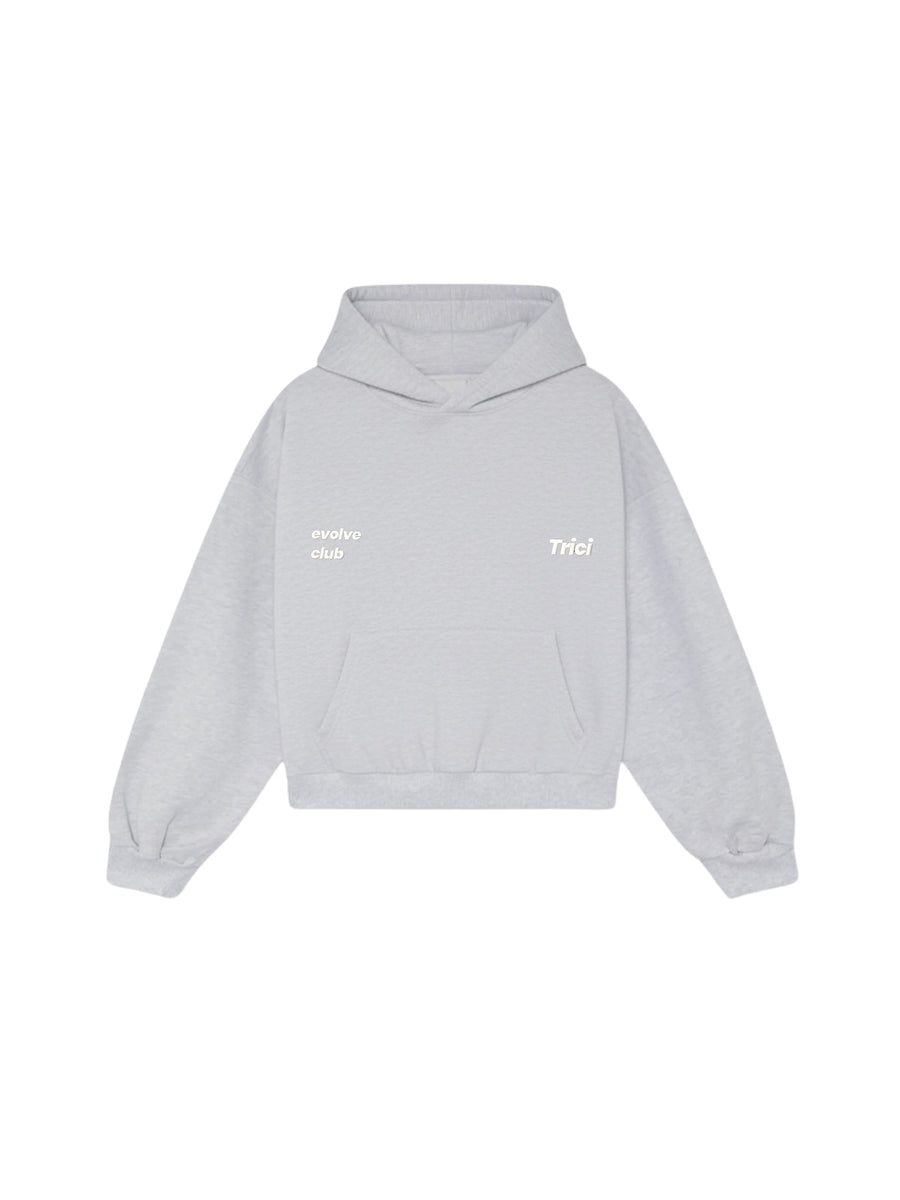 EVOLVE CLUB - MELANGE GREY HOODIE