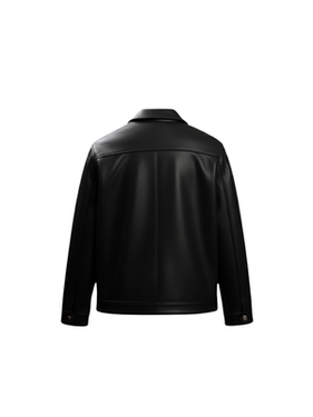 DARK LEATHER JACKET