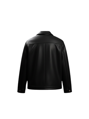 DARK LEATHER JACKET