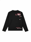 MEMBERS LONG SLEEVE T-SHIRT BLACK TRICI
