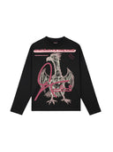 MEMBERS LONG SLEEVE T-SHIRT BLACK TRICI
