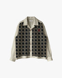 GRID EMBROIDERED LINEN SHIRT TRICI