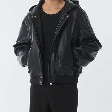 NOIR HOODED JACKET