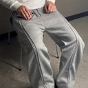 LUXE BOTTOMS - MELANGE GREY DRIP STUDIOS