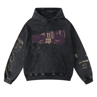 XXX TENTACION DESIGNED OVERSIZED HOODIE - VINTAGE