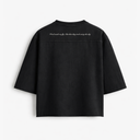 OVERSIZED BOXY RUGGED T-SHIRT - BLACK HARAH