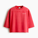 OVERSIZED BOXY RUGGED T-SHIRT - RED HARAH