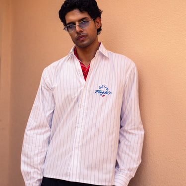 AERO PINSTRIPES SUITING SHIRT