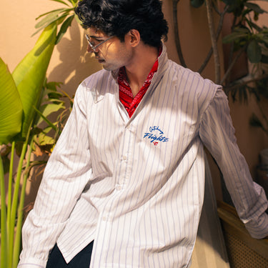 AERO PINSTRIPES SUITING SHIRT