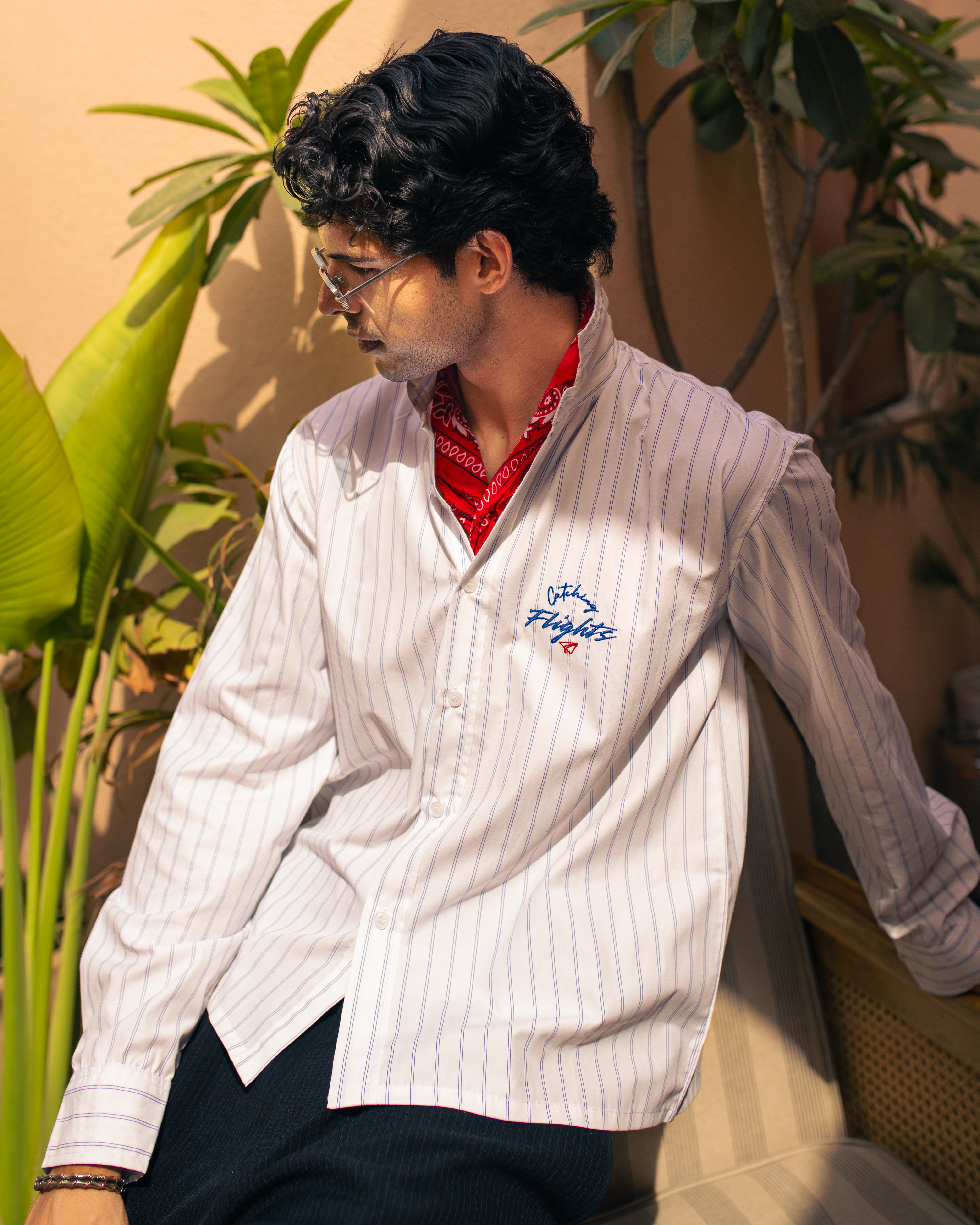 AERO PINSTRIPES SUITING SHIRT
