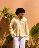 LIMONE YELLOW SEERSUCKER STRIPPED SHIRT MIDVEY