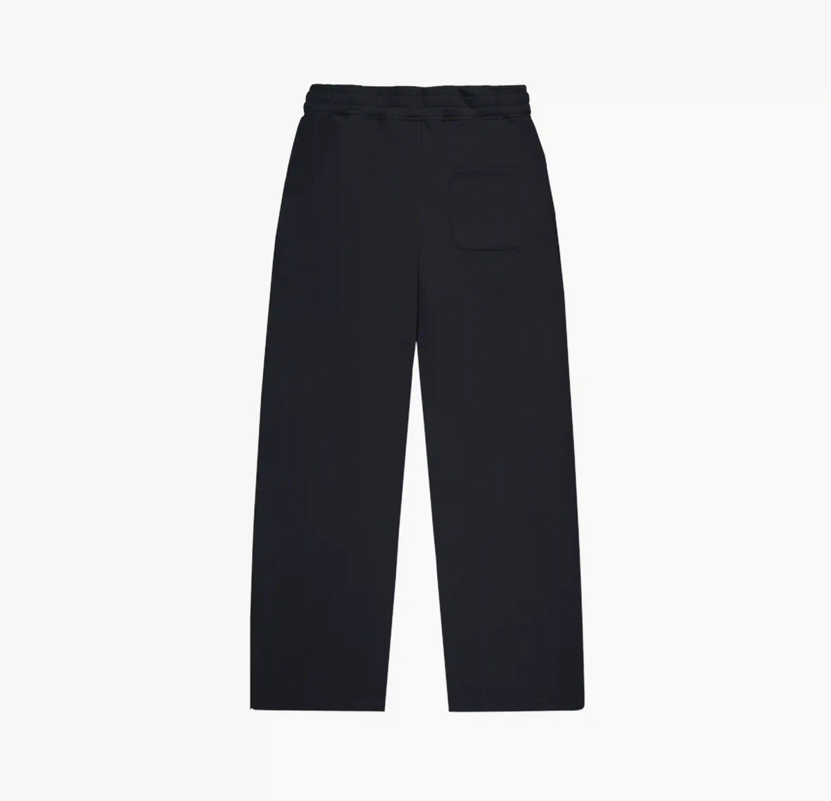 Black DS Signature sweatpants with elastic waistband and relaxed wide-leg fit