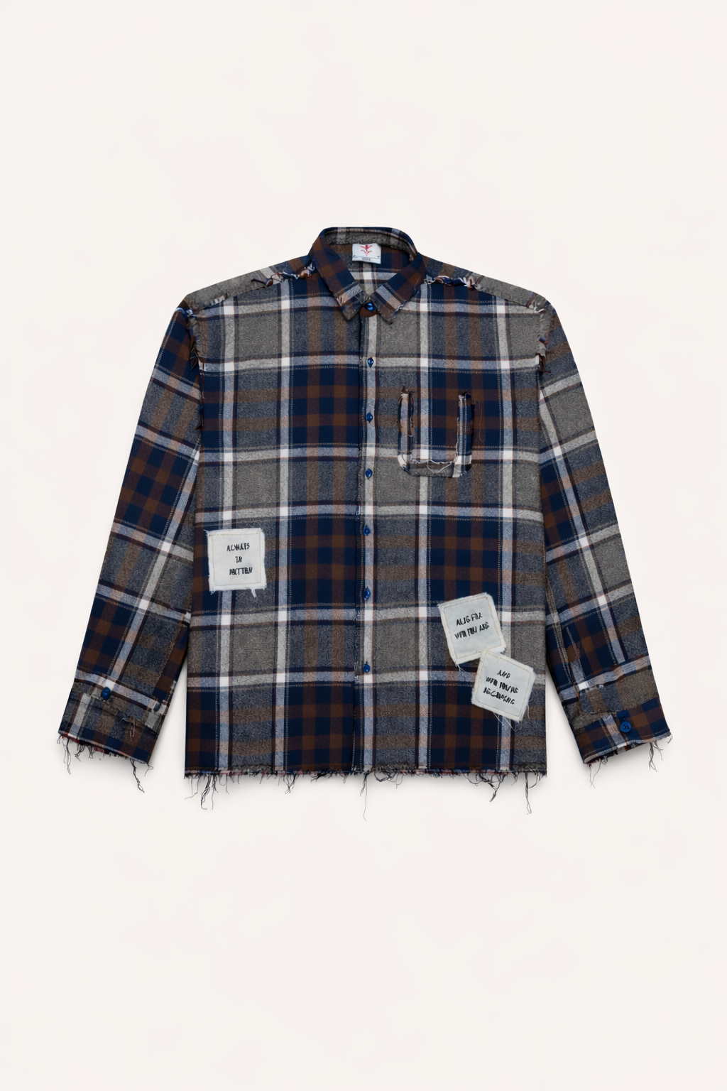 DRO JOURNEY FLANNEL - EARTH BROWN PLAID